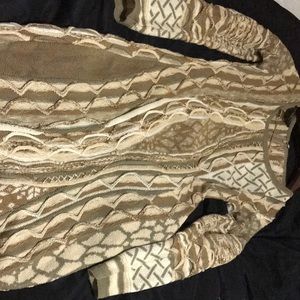 Designer sweater dress